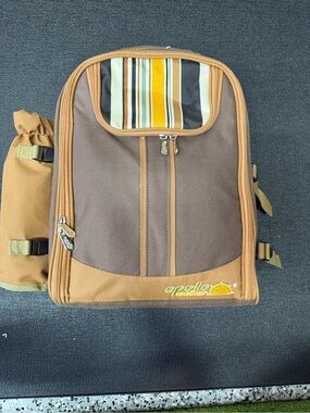 Brown Picnic Backpack NWT